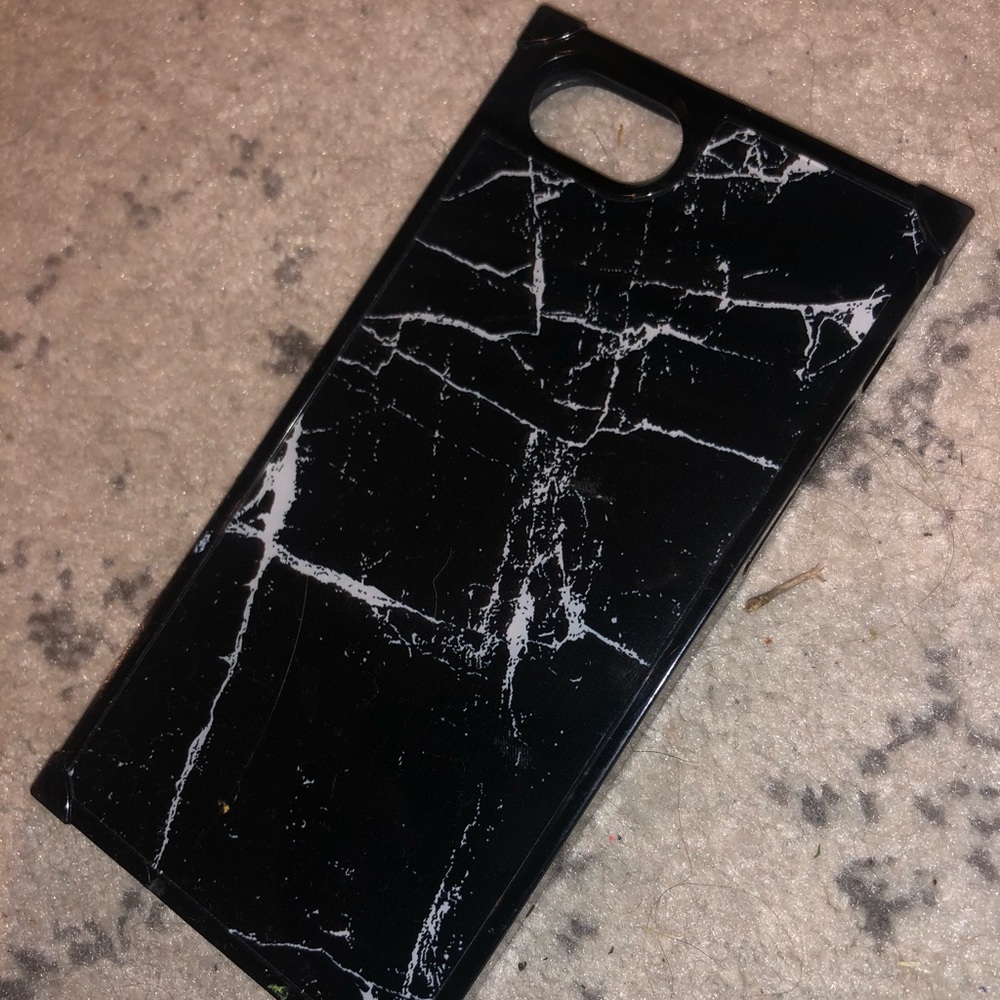 iPhone 7 marble square phone case